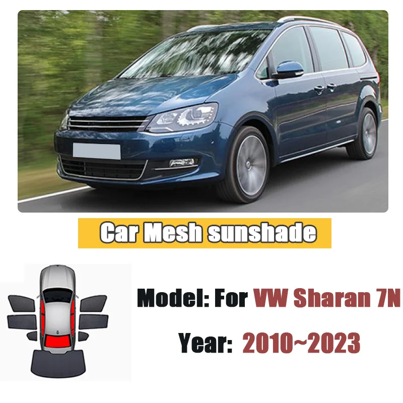 

Солнцезащитная шторка для окон автомобиля Volkswagen VW Sharan 7N 2010-2023, сетчатая, с защитой от ультрафиолета, для конфиденциальности, автомобильные аксессуары