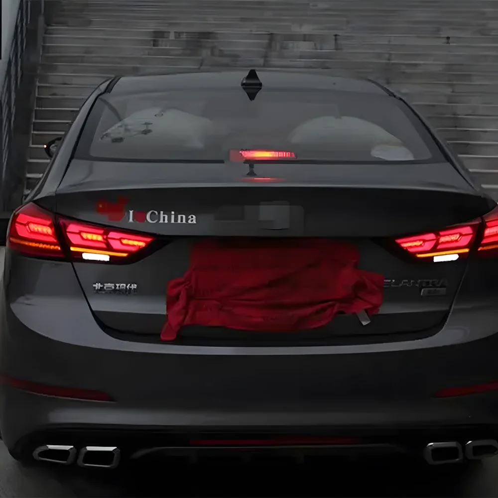 

Car Taillights Assembly For Hyundai Elantra 2016-2020 LED Auto Rear Back Lamps Upgrade Dynamic Streamer Brake Light Accessories