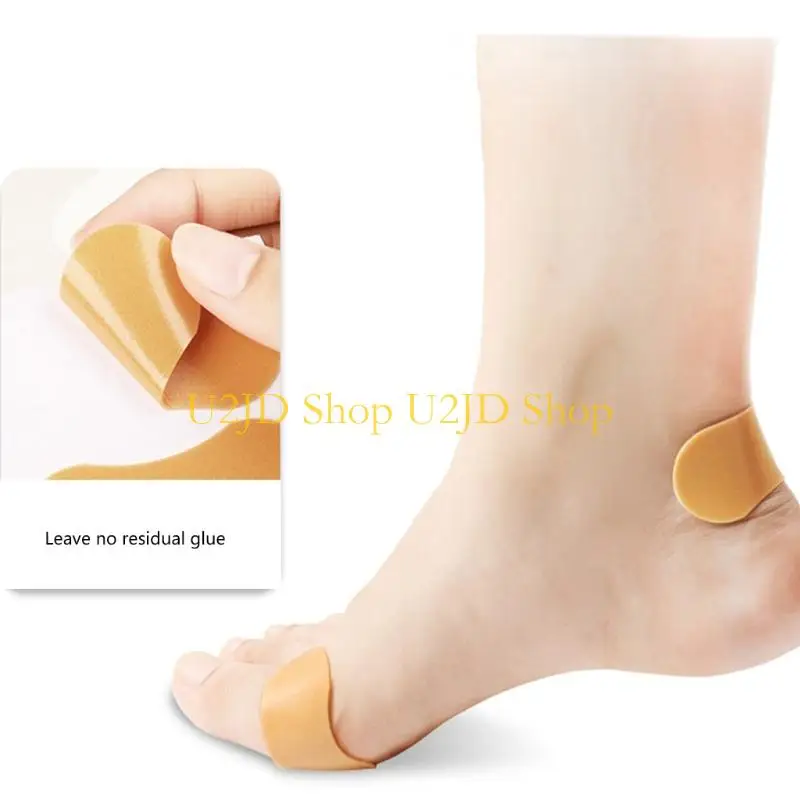 U2JD Foot Pad PE Prevents Heel Toe Blisters Invisible Comfortable For Sandals Dress Shoes Running Sneakers