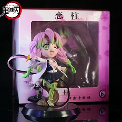 10cm Anime Kanroji Mitsuri Figures Kimetsu Yaiba Kawaii PVC Figure Action Toys Model Doll Kids Gift