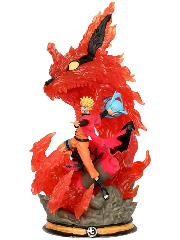 24cm naruto anime figuras uzumaki naruto figura de ação 7th geração hokage estatuetas boneca modelo estátua brinquedos presente aniversário