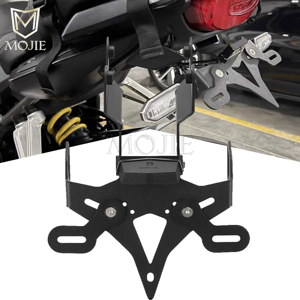 

FOR YAMAHA MT-09 MT09 SP 2024 2025 2026 YZFR9 YZF R9 YZF-R9 2025+ License Plate Holder Number Parts Tail Tidy With LED Light Kit