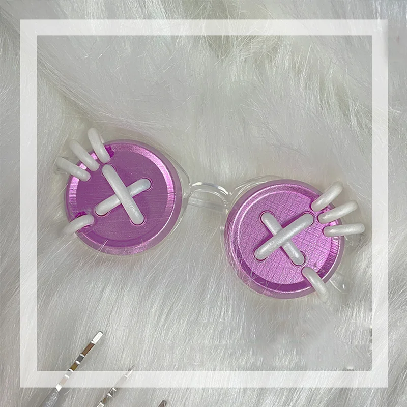 Accesorio de Cosplay para niña ciega, gafas hechas a mano, tocado, juego Identity V Cos