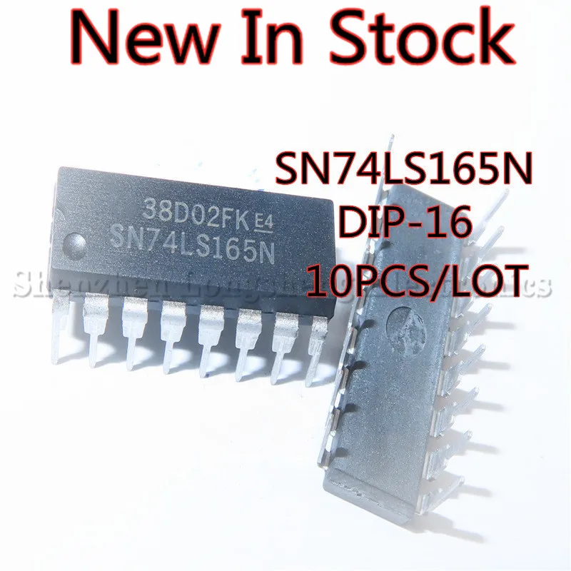 10PCS/LOT NEW SN74LS165N 74LS165 HD74LS165P  DIP-16 Shift register chip  In Stock