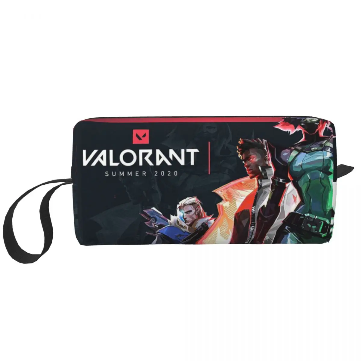 

Valorant Shooting Game Computer Pencil Cases Large Capacity Pen Bags Pen Box Pencil Pouch For Boys Girls Stationery Makeup Bag