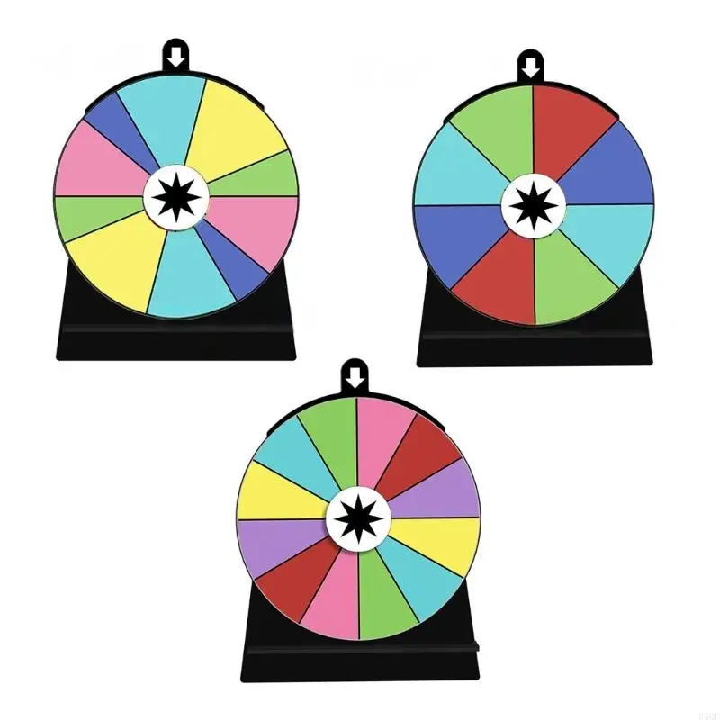 D5QF Spinner Prize Toy Wheel with Detachable Base and Erasable Acrylic Board Tabletop