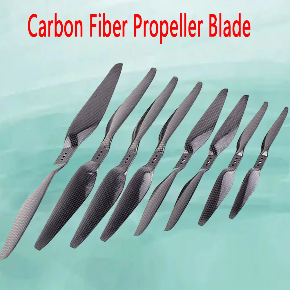 88 2 Pairs Carbon Fiber Propeller Blade 1255,1355,1455,1555, 8055,9055,1055,1155, 3K For Quadcopter  RC Parts