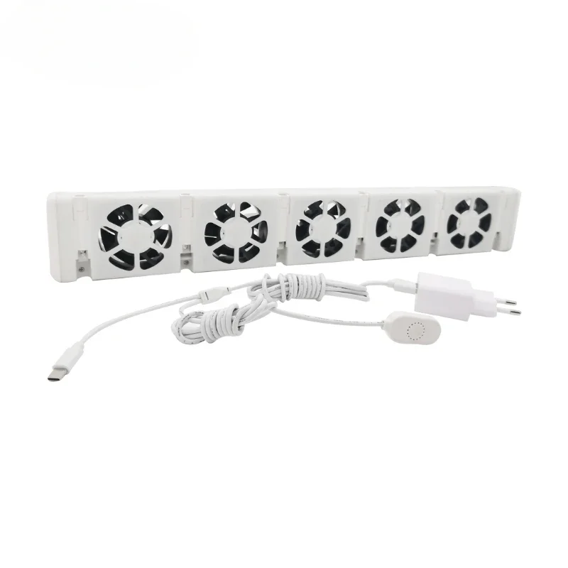 

5 Fan Smart Radiator Ventilator Magnetic Daisychainable Convector Central Heating Speed Comfort Heat Booster