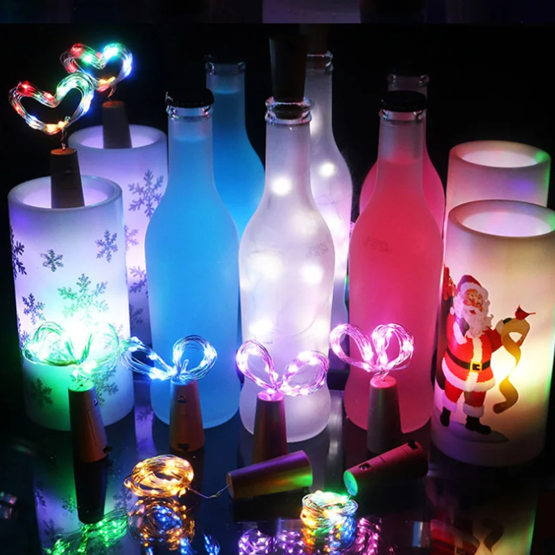 Cork Bottle Light 2M DIY LED Light Bar Light Birthday Party Wine Bottle Stopper Light Bar