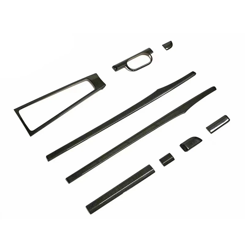 

991 718 981 982 Bxoster, предварительно предохраненная крышка центрального управления из углеродного волокна, накладки салона автомобиля, аксессуары для салона автомобиля