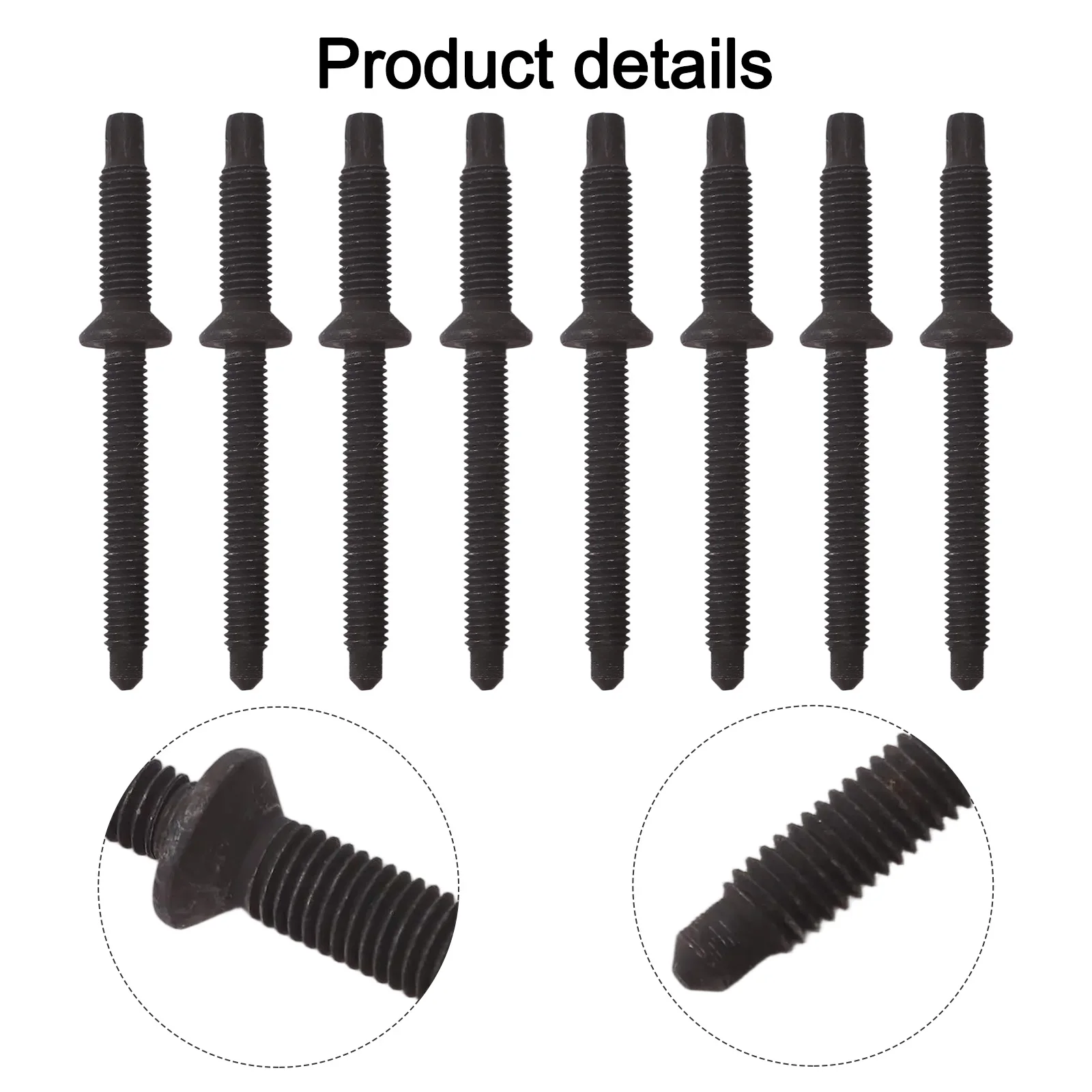 

Metal Injector Studs Metal Fuel Injector Parts Direct Replacement Parts For Ford Models High Universality Fitment