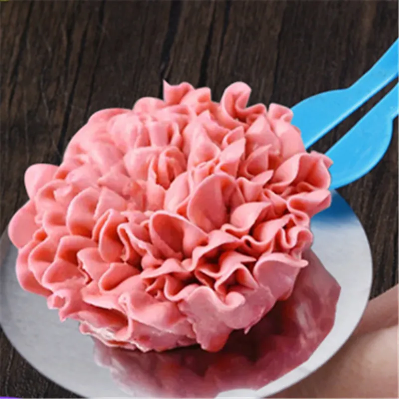 

2pcs Piping Nail Cream Transfer Tray Biscuit Flower Pastry Baking Tools Stainless Steel Cake Decorating Needle Tips