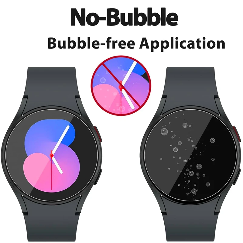 Película protetora de tela de vidro temperado, 3-5 peças para samsung galaxy watch 7 ultra 6 5 4 40 44mm para relógio 6 clássico 47 46 5 pro 45mm