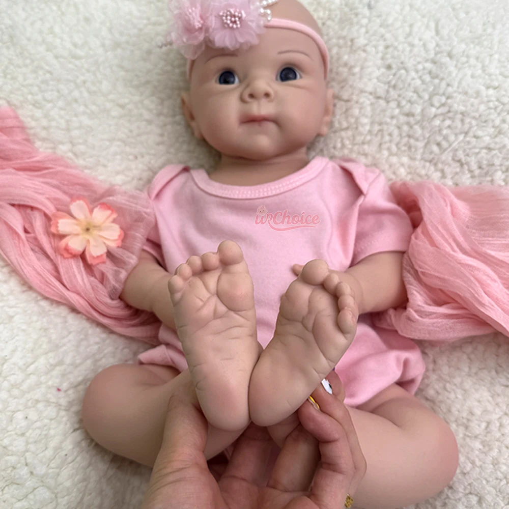Christmas Gift 19Inch Baby Girl Bettie Full Body Soft Silicone Reborn Doll Realistic 3D Skin Washable Rebirth Bebe Collection