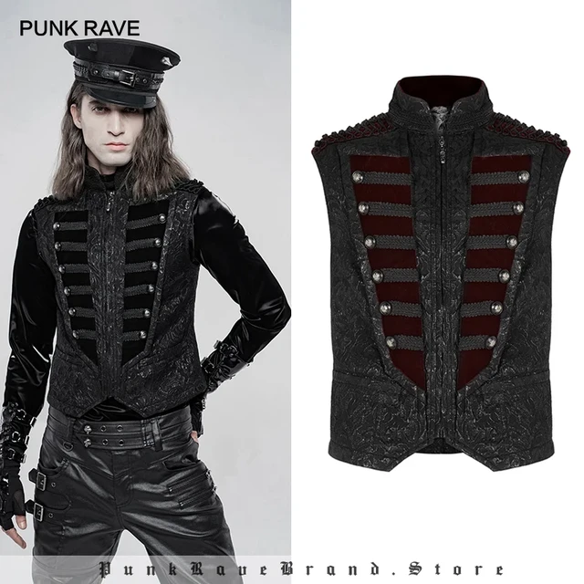 Mens gothic vests clearance