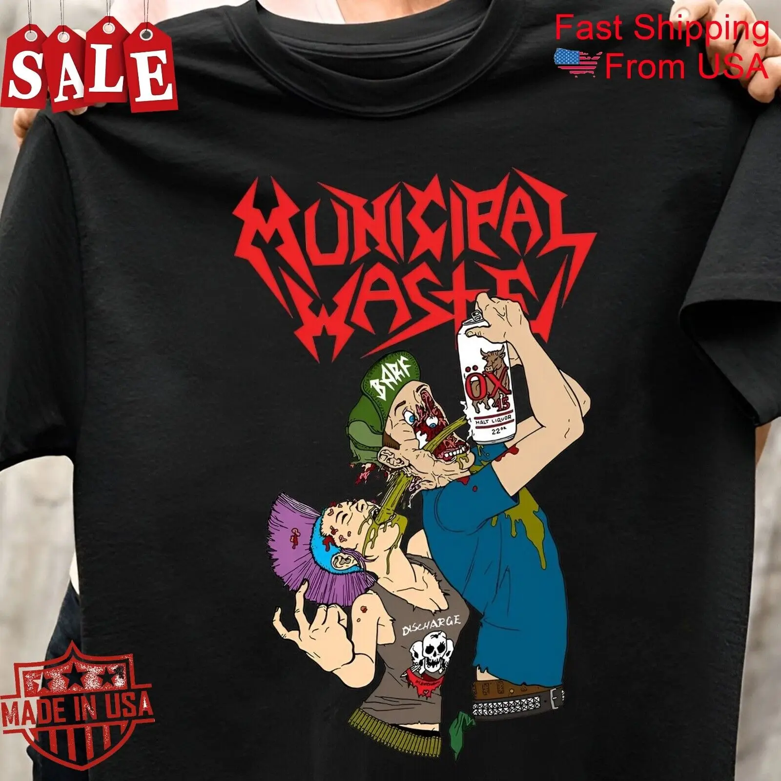 Municipal Waste discharge Gift For Fans Unisex All Size Shirt 1RT1582