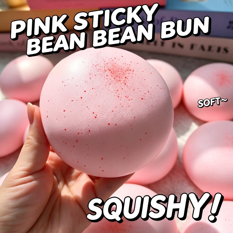 Super Sticky Mochi Fidget Toy Milk-flavored Bread Cake Anxiety Relief Autism ADHD Soft Slow Rising Sensory Toy for Adults Gift