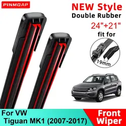 For VW Tiguan MK1 2007 2008 2009 2010 2011 2012 2013 2014 2015 2016 Front Wiper Blades 24