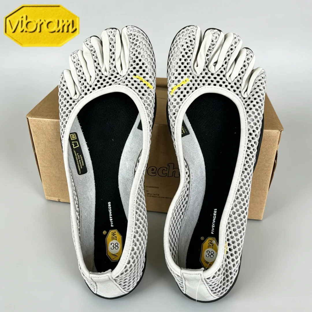 Brand Sale Vibram Five Fingers Shoes Mesh Yoga Pilates Shoes Soft-sole Indoor Training Shoes Women's Ballet Shoes Barefoot Shoes
