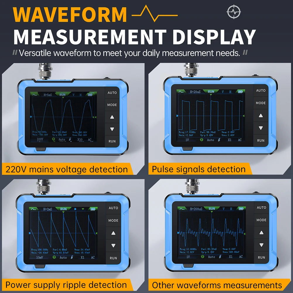 Efficient DSO510 Digital Oscilloscope with Multi Function Signal Generator for Electrical Testing and Analysis