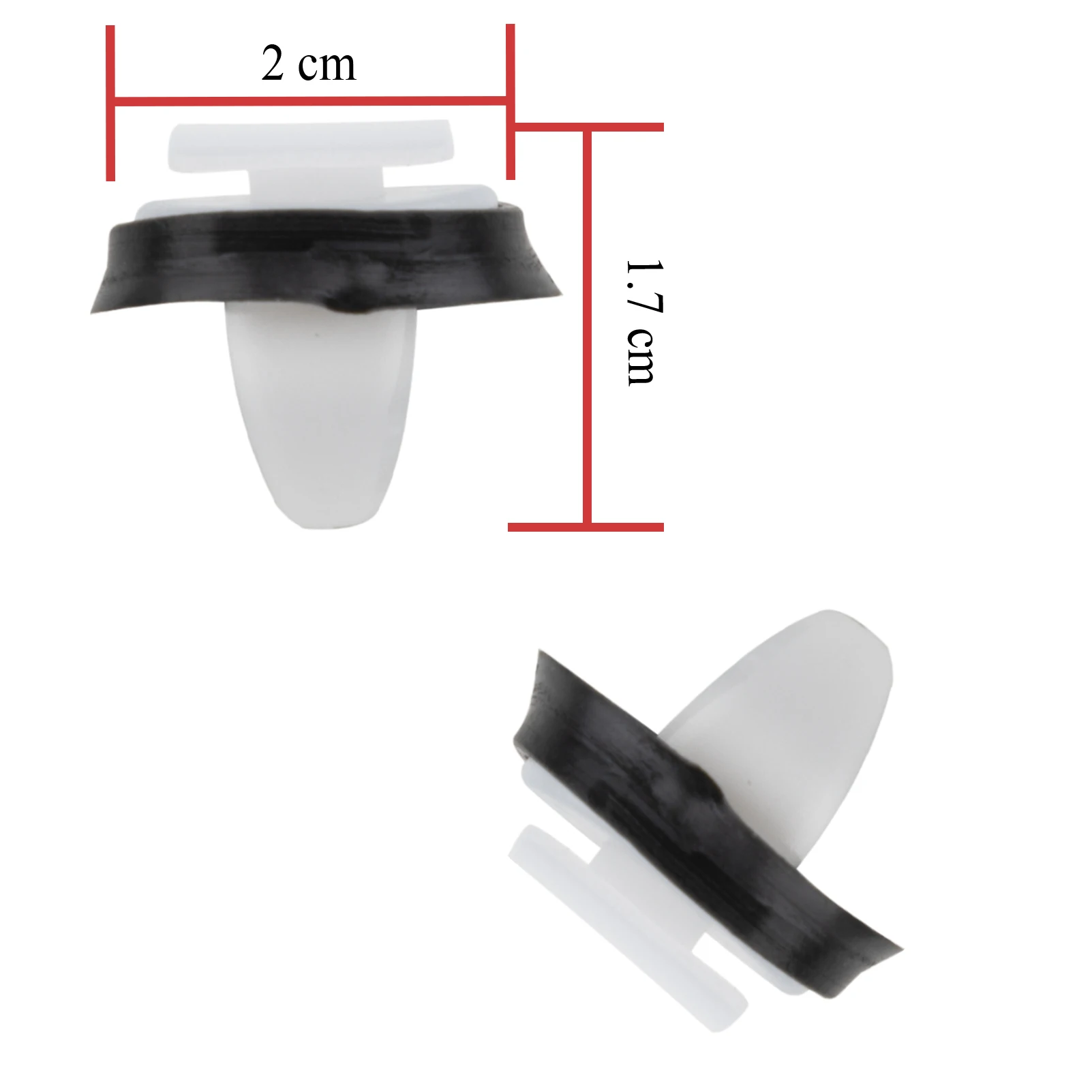 50 PCS Relay Exterior Side Moulding Lower Plastic Car Door Trim Panel Clips Kit For Citroen JUMPER Fiat Ducato Peugeot Boxer
