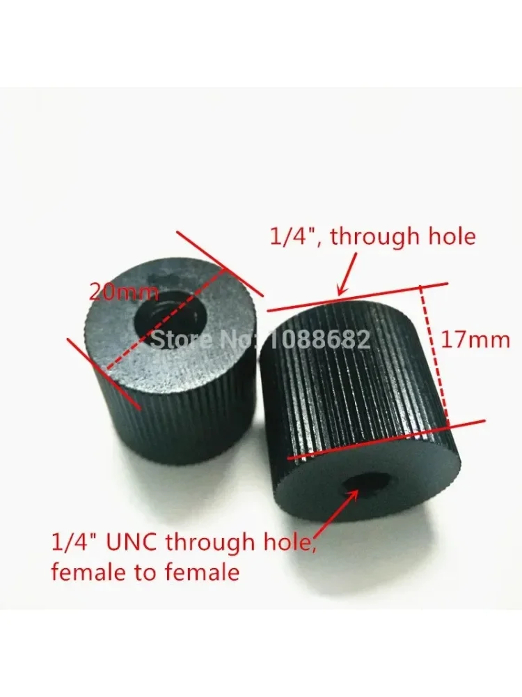 Vis d'adaptation pour trépied Magic Arm, accessoires photo DSLR, GoPro, 1/4 femelle vers 1/4 femelle, 1/4 femelle vers 3/8 femelle