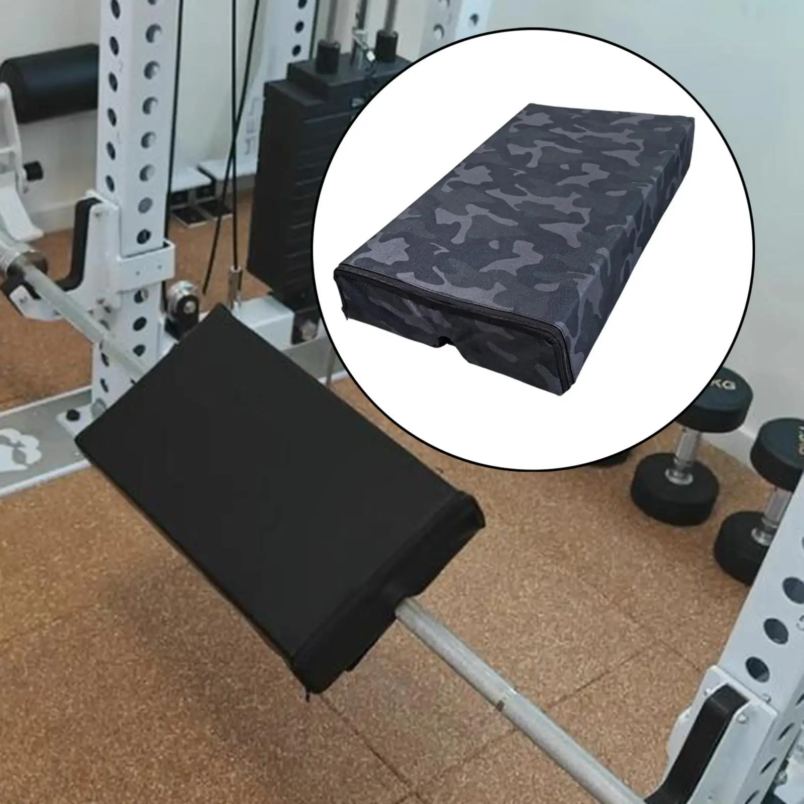 Hip Bench Pad Protector Soft Weight Lifting Home Gym Equipment Barbell Pad for Split Squat Elevated Pushups Indoor Sport Workout