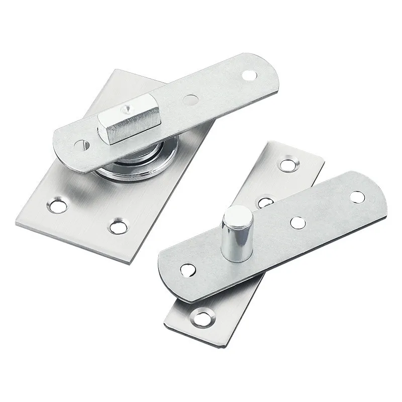 Stainless Steel Pivot Door Hinge Heavy Duty for Wood Shaft Murphy Hinge Up and Down Doors Rotating Hinges Location Shaft Hinge