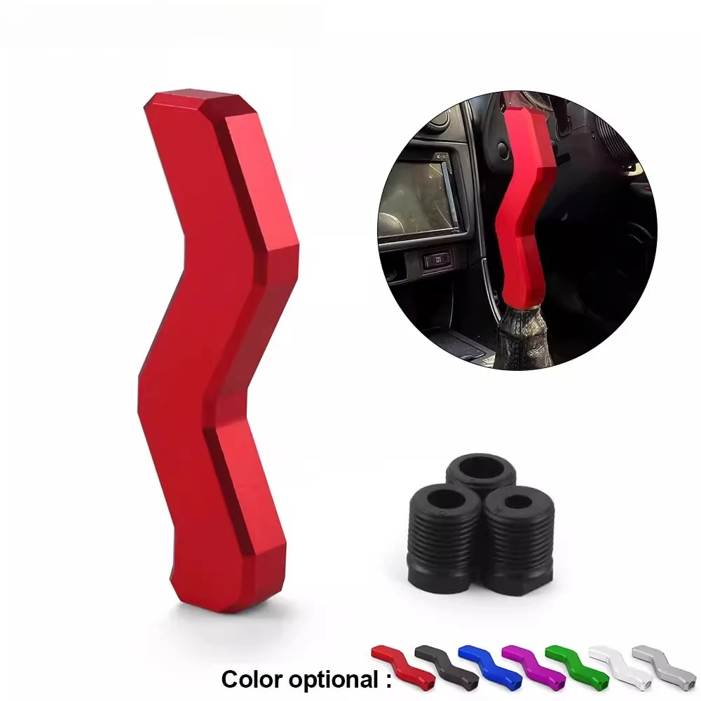 

The new gear handle of the car modified gear head Lightning has an extended manual transmission