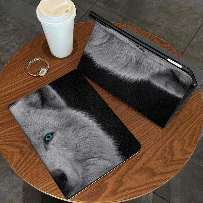 

Fierce Wolf Art Cool Pattern For iPad Pro Air Mini 2 3 4 5 6 7 7th 8th 9th 10th 11th 10.2 9.7 10.5 10.9 11 13 Inch Tablet Case