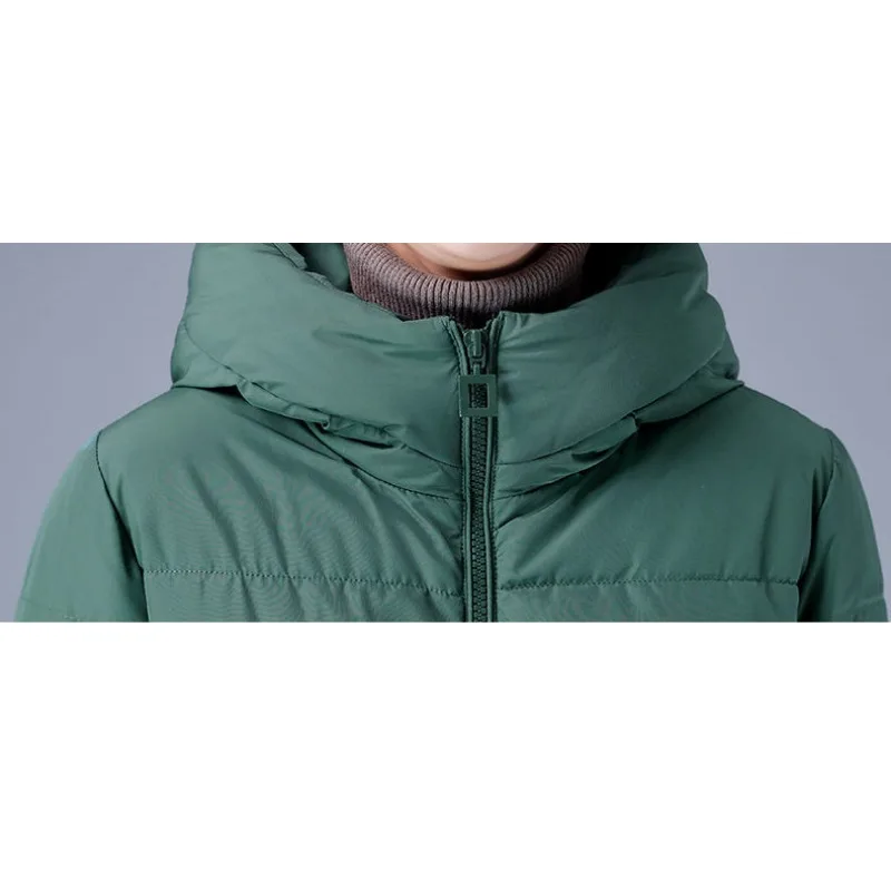 2023 New Women Down Cotton Coat Winter Jacket Female Short Parkas Loose Thick Large Size Outwear Hooded Leisure Time Overcoat