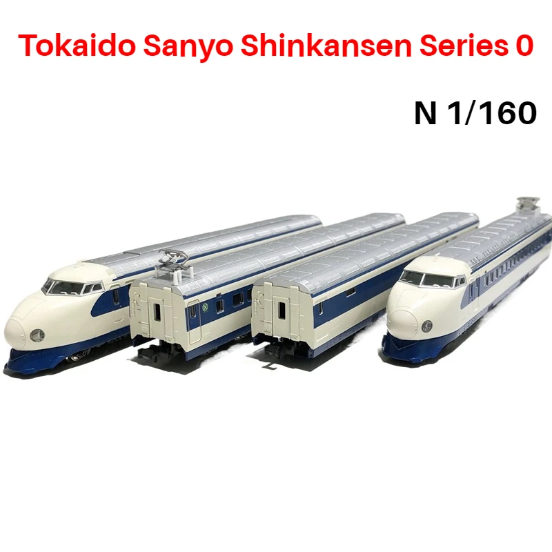 KATO N Type 1/160 Train Model Tokaido Sanyo Shinkansen 0 Series 10-044 Basic Set 4 Section Train Set Adult Toy Gift