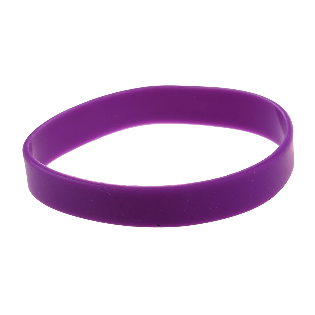 

Fashion Silicone Rubber Elasticity Wristband Wrist Band Cuff Bracelet Bangle Purple