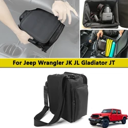 Wrangler Under Seat Storage Bag Fits Jeep 2007-2023 JK JL JLU Sports Rubicon Gladiator JT Stowing Tidying Backseat Organizer Box