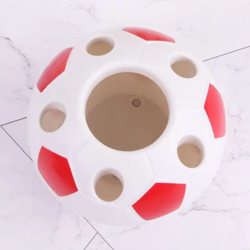 G8TAクリエイティブフットボールペンホルダー歯ブラシコンテナ多機能オフィスオルガン