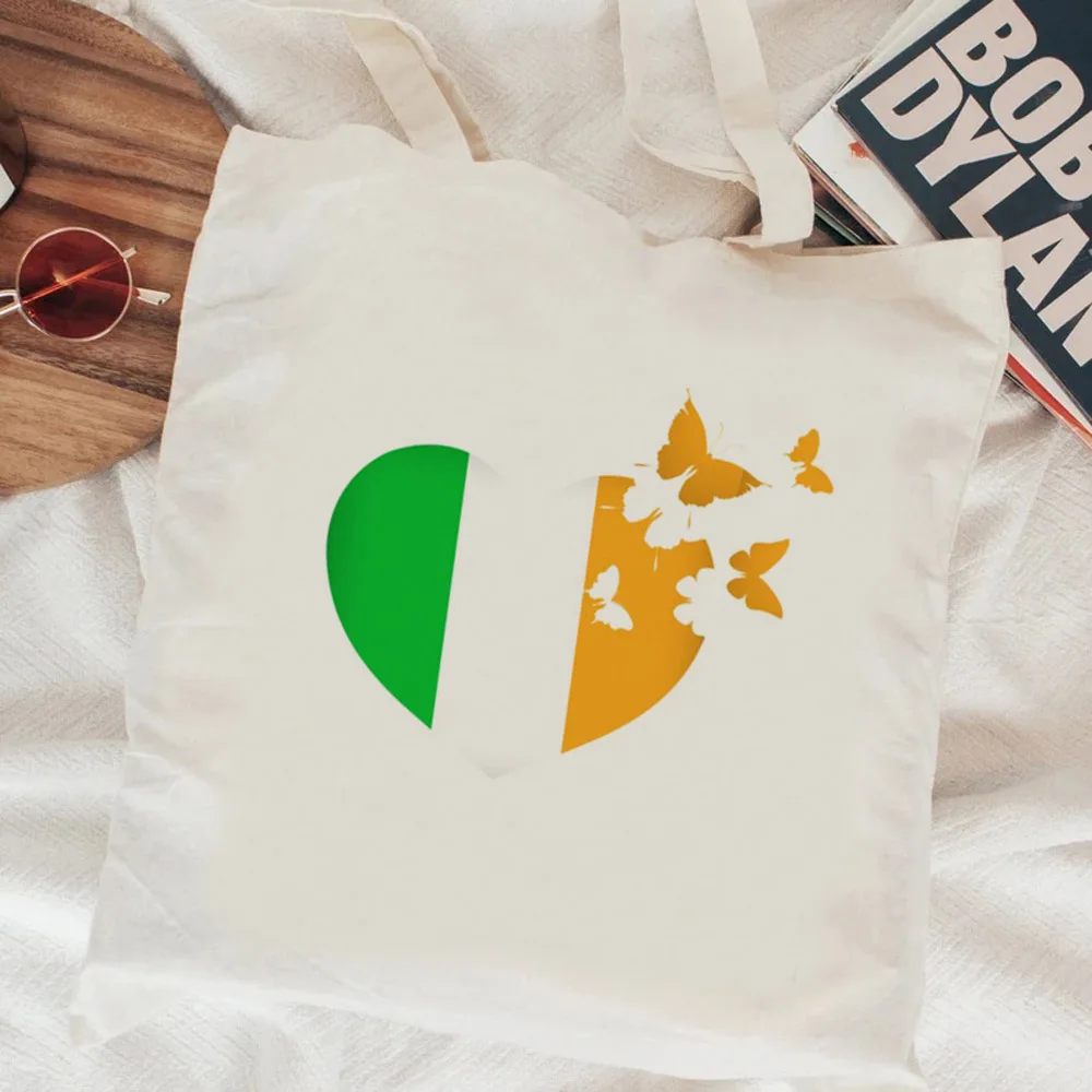 Ireland shopping bag shopping canvas grocery jute bag shopper reusable bag reusable net sacola shoping sacolas