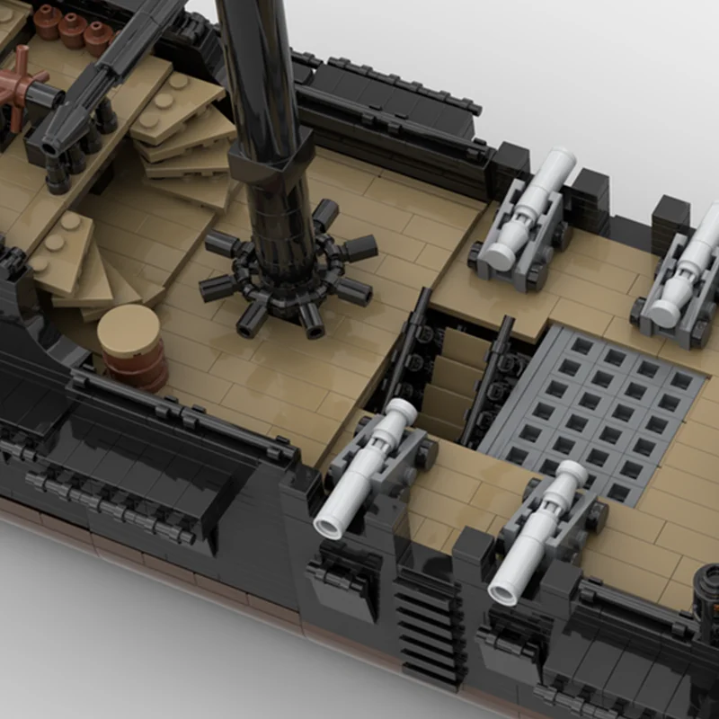 2478pcs MOC Pirate Ship Piratesed Model Building Blocks Architecture Toys Assemble DIY Idea Education Christmas Gift Brick Kids