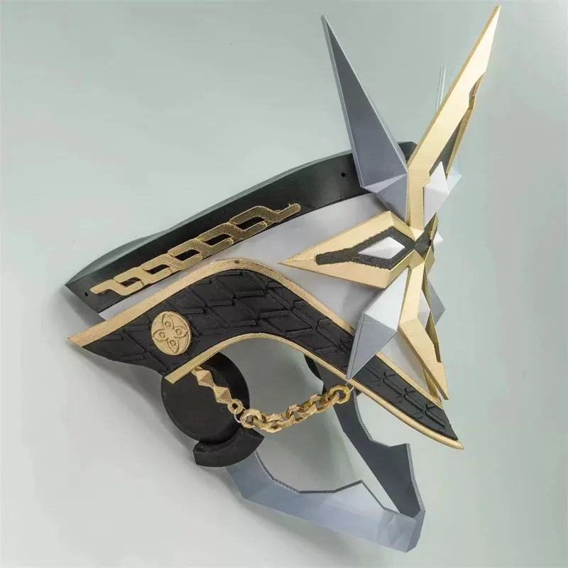 

CyJuego Genshin Impact II Captain Cosplay Mask Captain Masks Cosplay Helmet for Adults Mask Decorations Halloween Costume