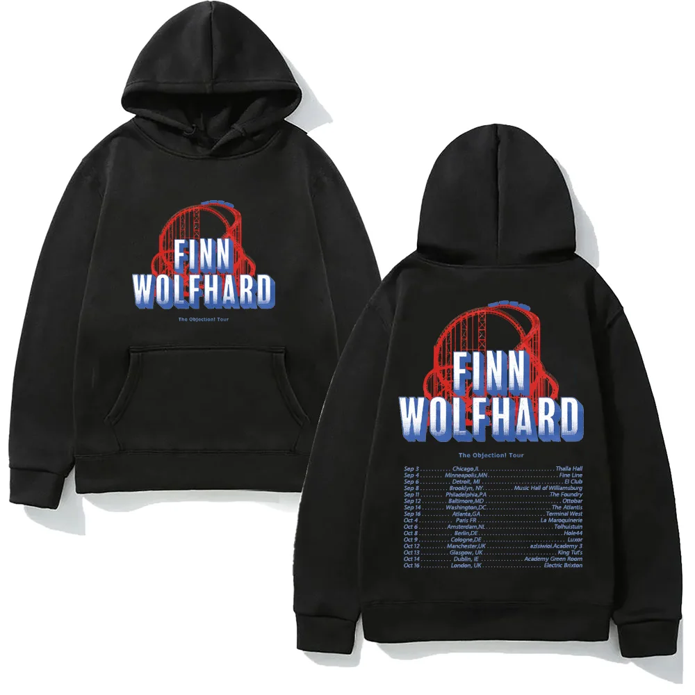 Finn Wolfhard BAND 2025NEW Hooded for AutumnWinter Aesthetic Sweatshirt with Hooded Casual FleeceClothes Sudaderas Casual Hoody