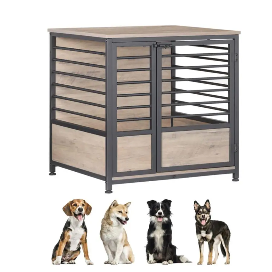 

Small Heavy Duty Dog Cage Side End Table, Indoor Dog Kennel, Dog Crate Furniture