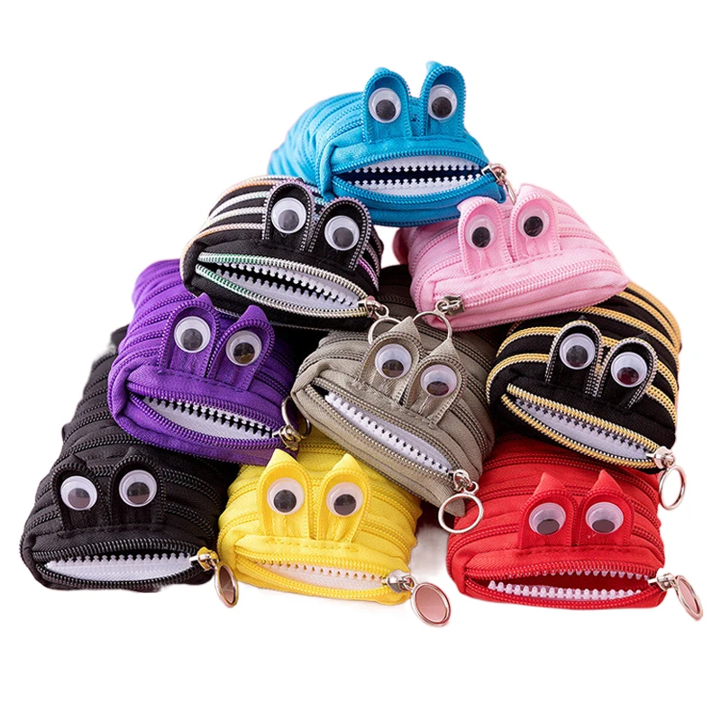 

Pencil Bags Cute Caterpillar Monster One Zipper Pen Bag Student Large Capacity Pencil Box Stationery Box school supplies cases