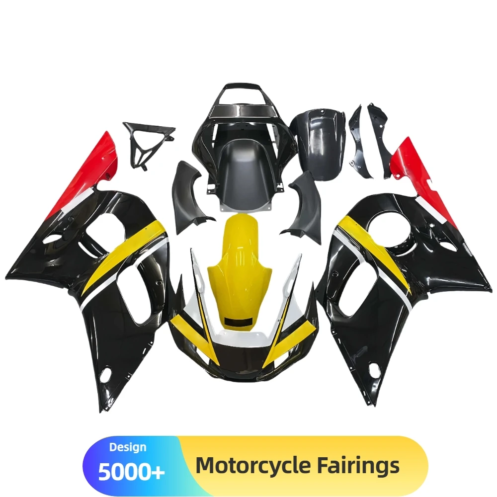 

For Yamaha YZF-R6 1998-2002 Full Fairing Kit, Aftermarket ABS Plastic Bodywork, Lightweight and Enhanced Durability