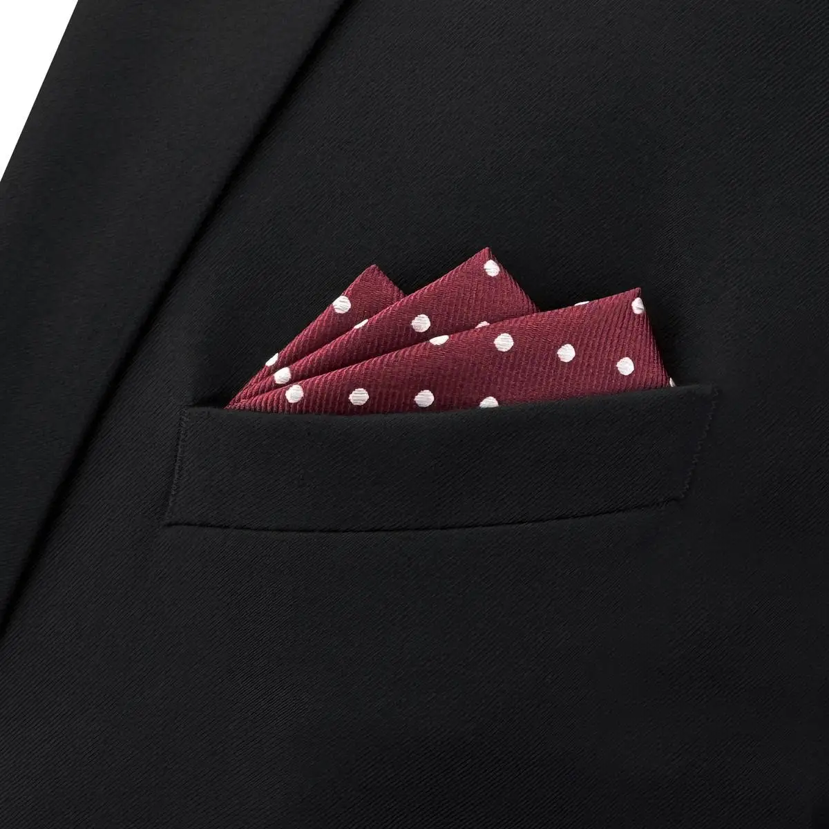 S15 Dots Maroon Red White Ties for Men Wedding Neckties Extra Long 63\