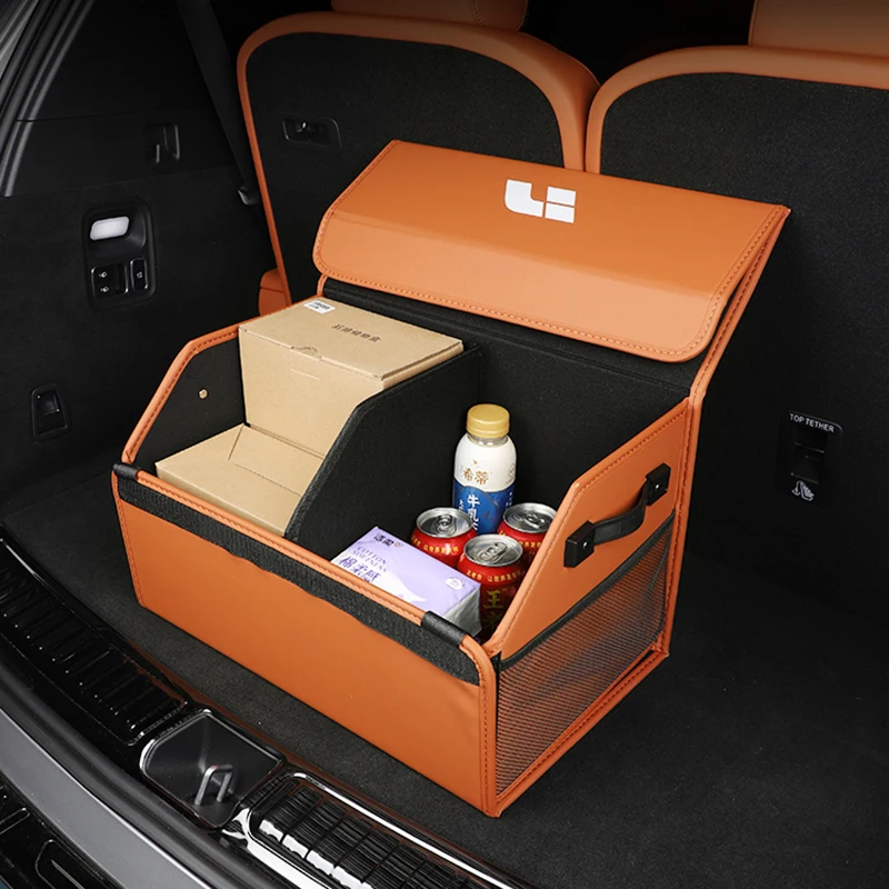 

Car Trunk Storage Box Bag Interior Decoration Accessories For LEADING IDEAL Li Xiang Auto L7 L8 L9 Air Pro Max 2022 2023 2024