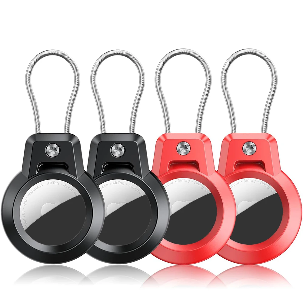 GITFOS Airtag-Halter für Apple Airtag GPS-Tracker-Hülle, Anti-Verlust-Schlüsselanhänger, Halter für Gepäck, Rucksack, Haustierhalsband, Schlüssel