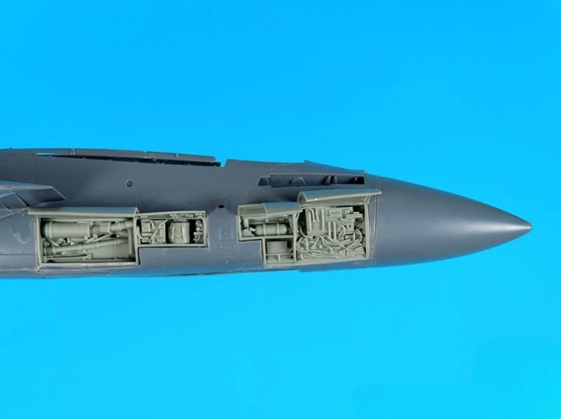 

1/48 Scale Die-Cast Resin Aircraft Parts Model Assembled Kit F-14 D Right Electronics Model Unassembled and Unpainted