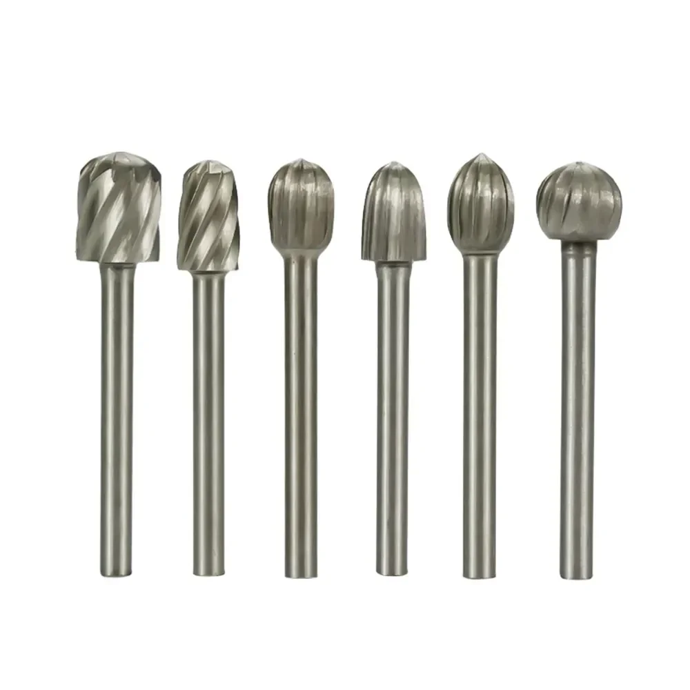 Rotary Router Milling Cutter 20pcs 3mm Shank HSS Routing  Bits Burr  Wood Carving Tool Kit Woodworking Tools