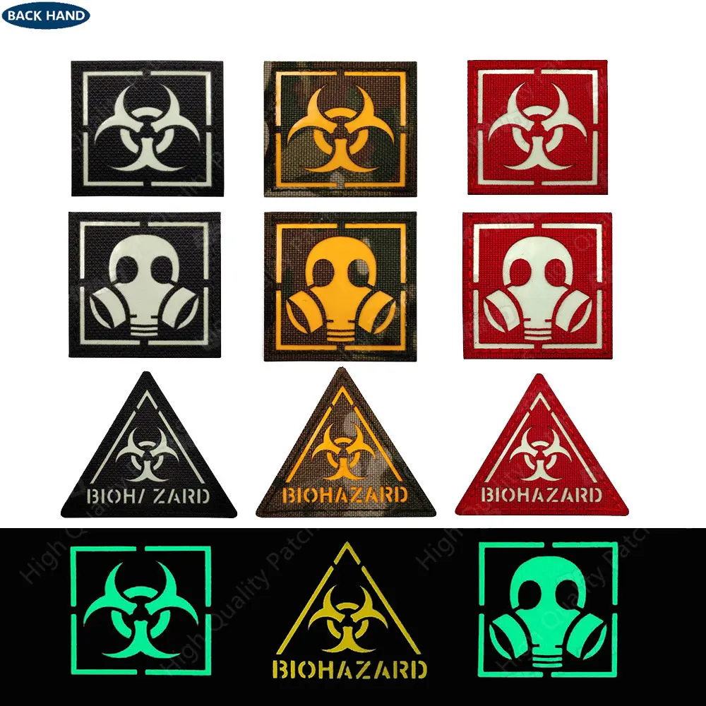 Umbrella Equipment PVC Bag Stickers Badge Armband Biohazard Umbrella Series Embroidery Patch Military Patch for Clothing Sewing