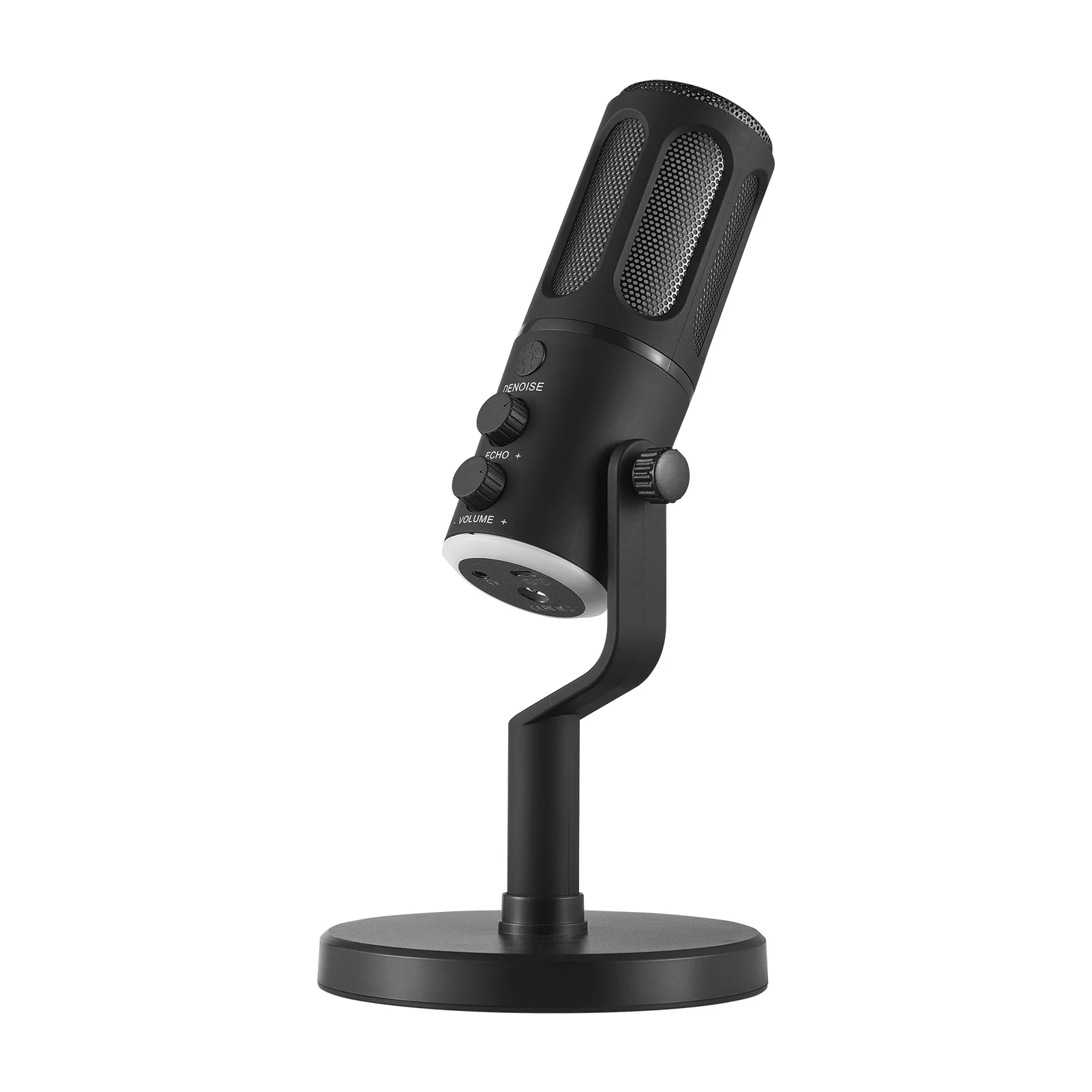 

USB Condenser Microphone Plug and Play Gaming Mic for Laptop Phone Recording Live Streaming Karaoke RGB Lighting Effects