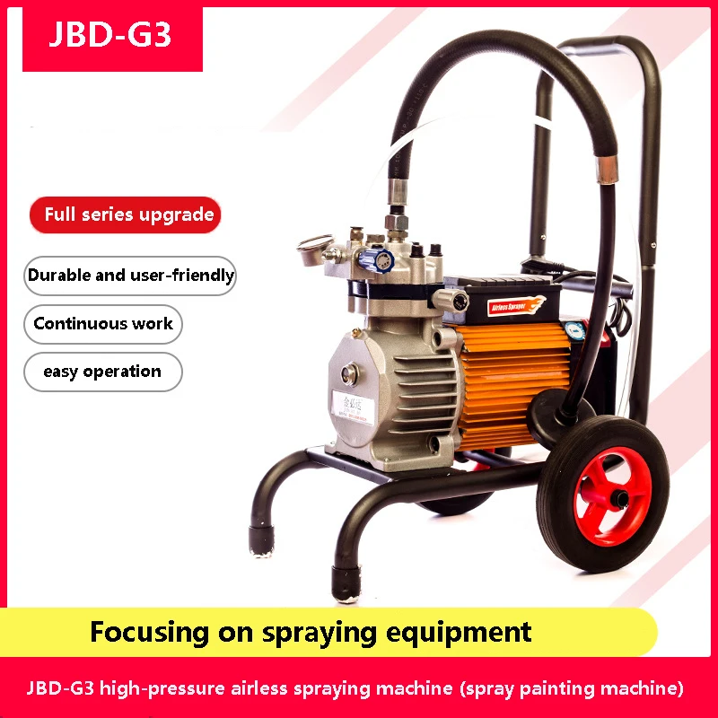 Spray Latex Paint Paint Coating High-Power Engineering Small Spray Painting Machine Electric High-Pressure Airless Diaphragm Pum